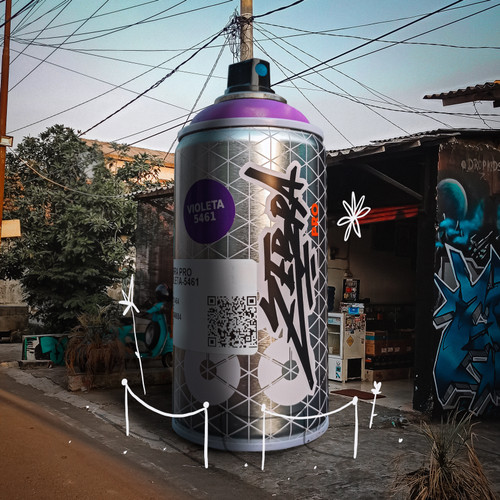 Detail Zebra Graffiti Propan Nomer 12