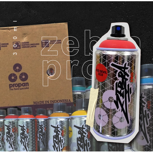 Detail Zebra Graffiti Propan Nomer 20