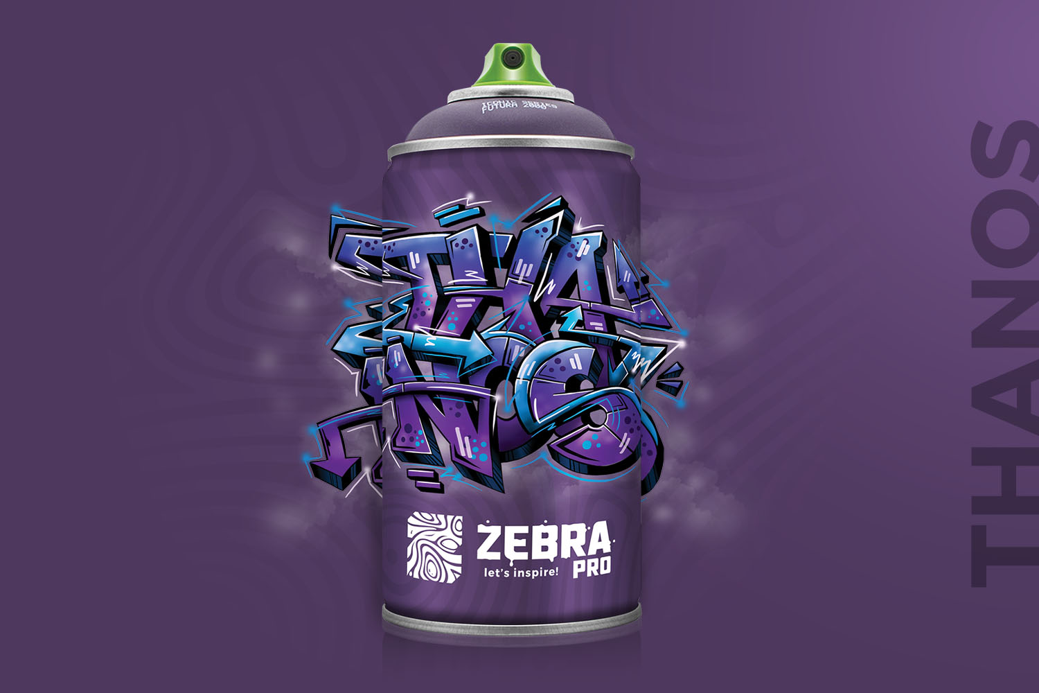 Detail Zebra Pro Graffiti Nomer 7