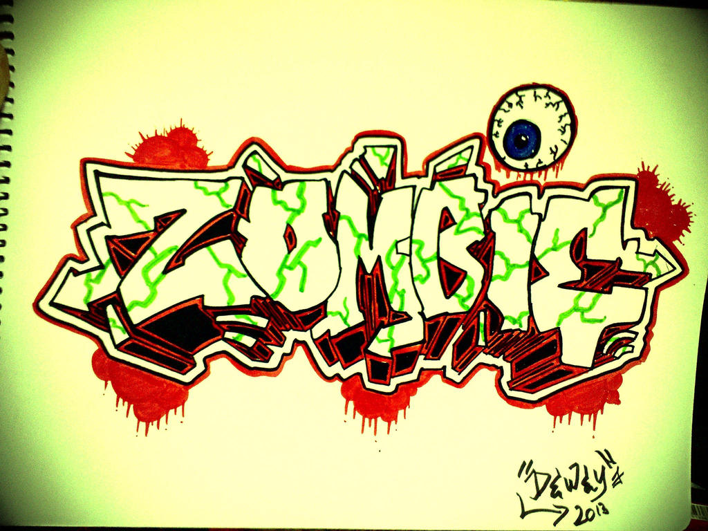 Detail Zombie Graffiti Wallpaper Nomer 31