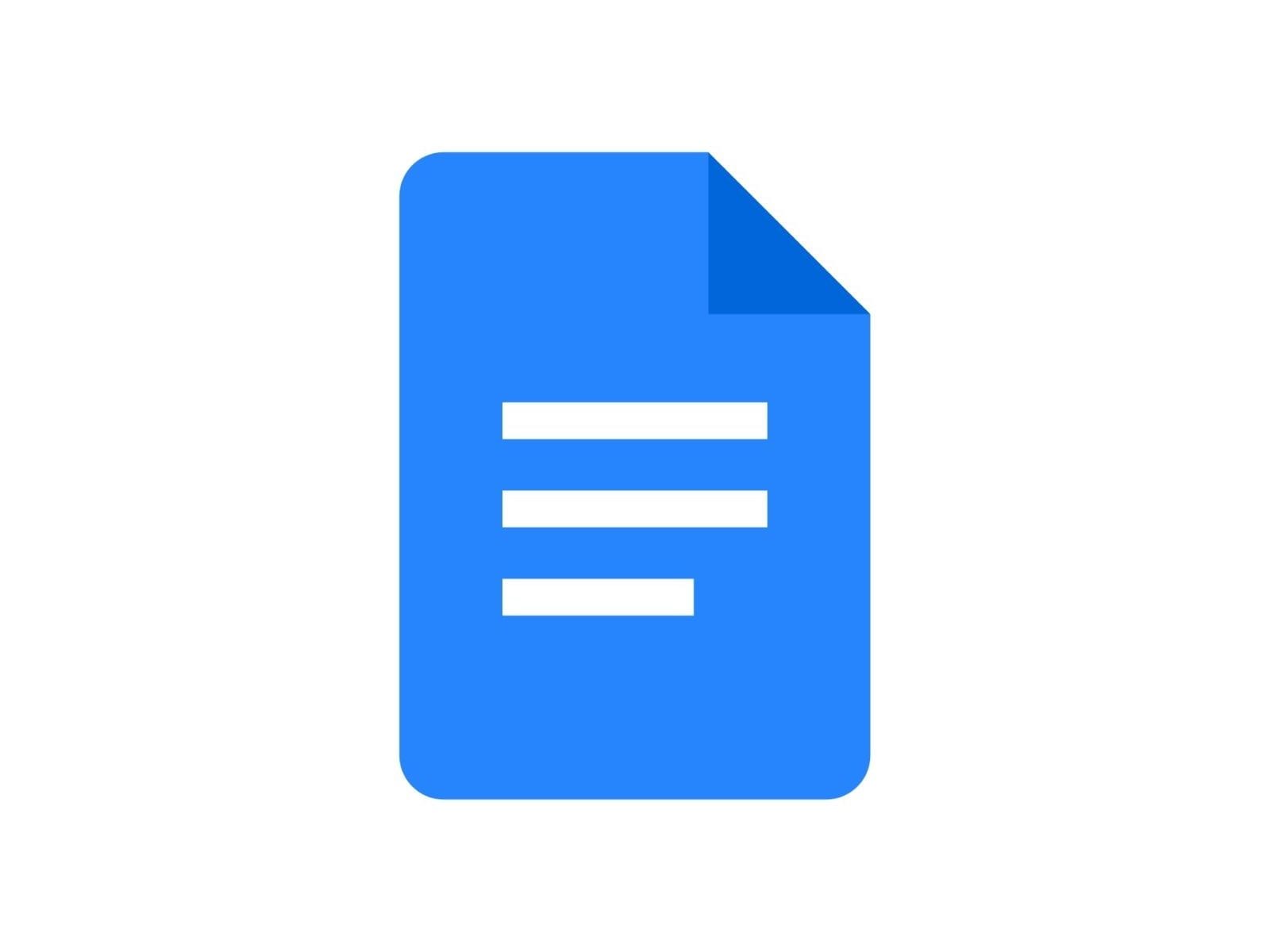 Detail Google Docs Logo Nomer 13