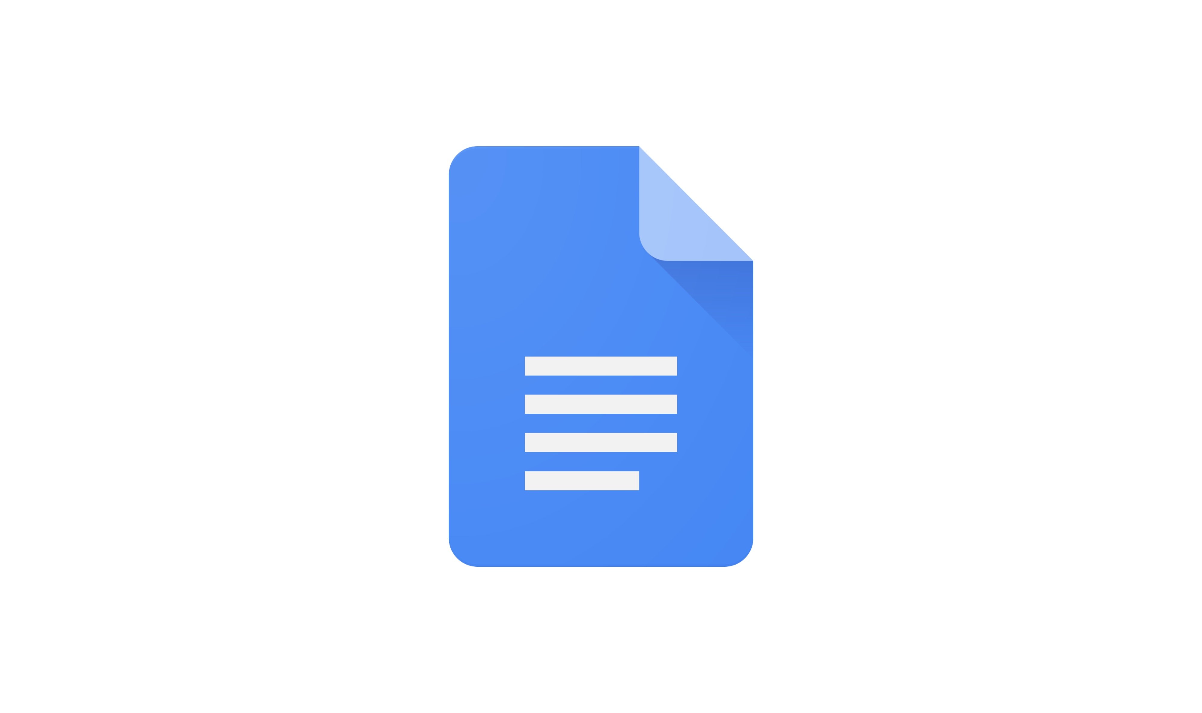 Detail Google Docs Logo Nomer 7