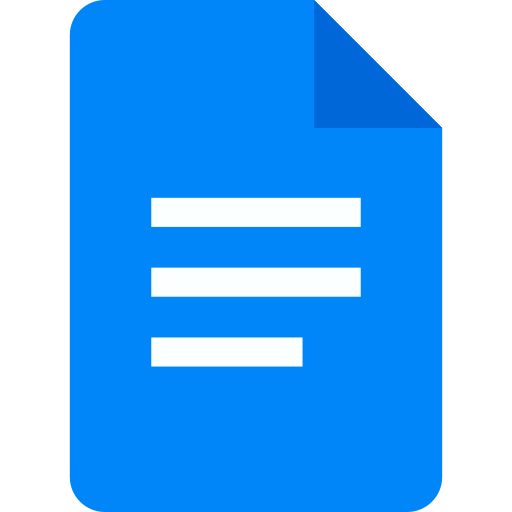 Detail Google Docs Logo Nomer 9