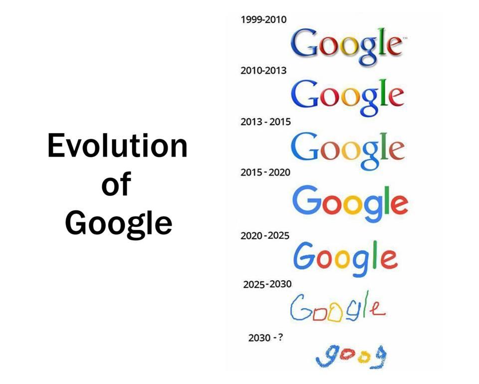 Download Google Logo Evolution Nomer 9
