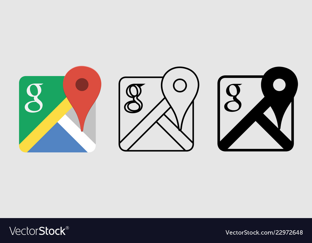 Detail Google Map Icon Vector Nomer 49
