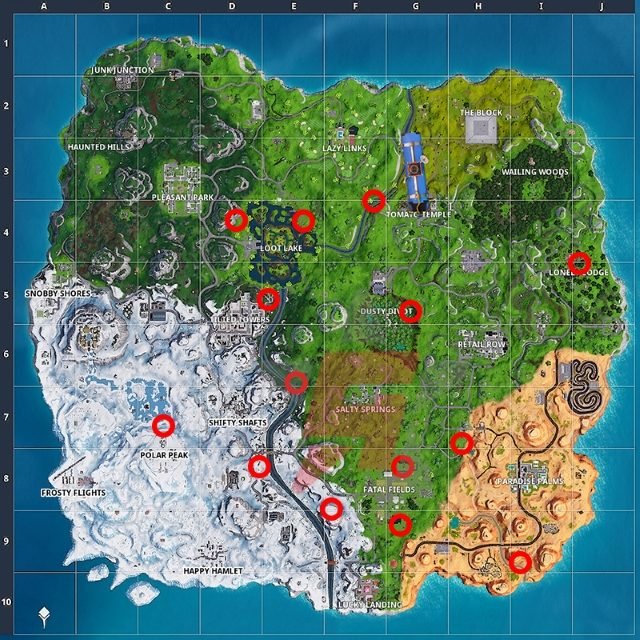 Goose Nests Locations Fortnite - KibrisPDR