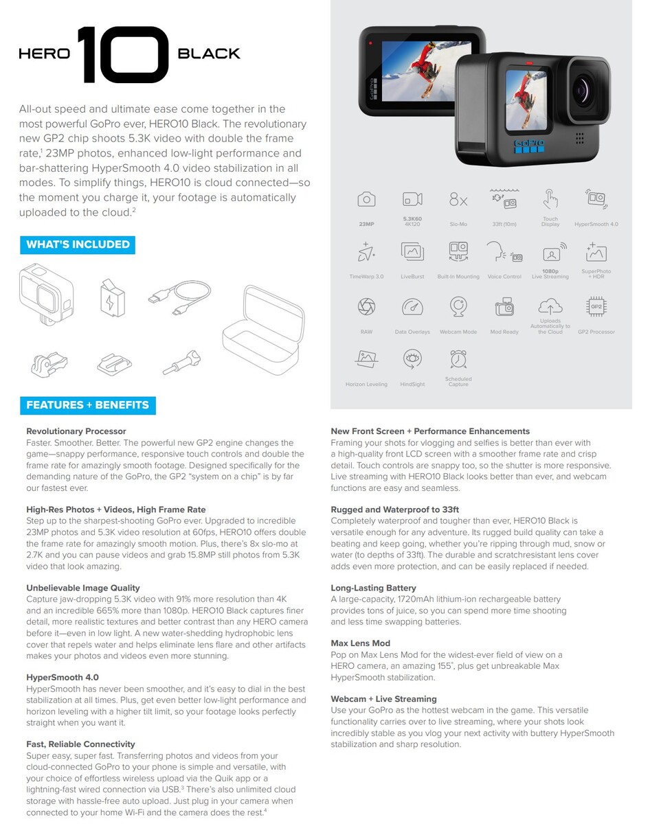 Detail Gopro Hero 4 Silver Specs Pdf Nomer 35