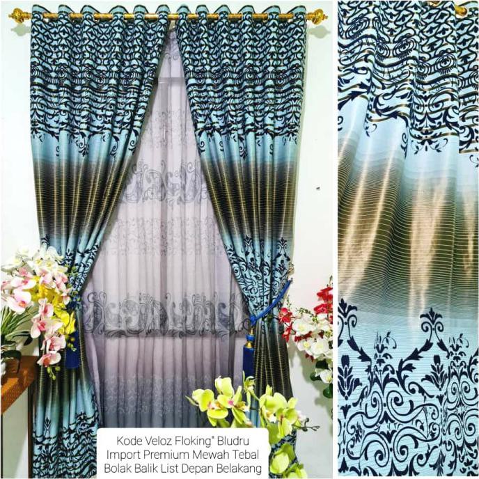 Detail Gorden Biru Mewah Nomer 48