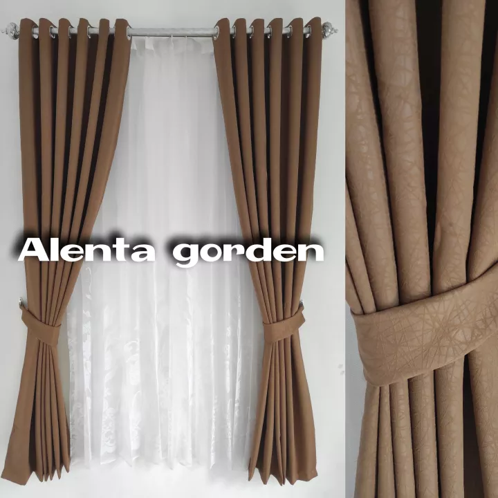 Detail Gorden Jendela Warna Coklat Nomer 4