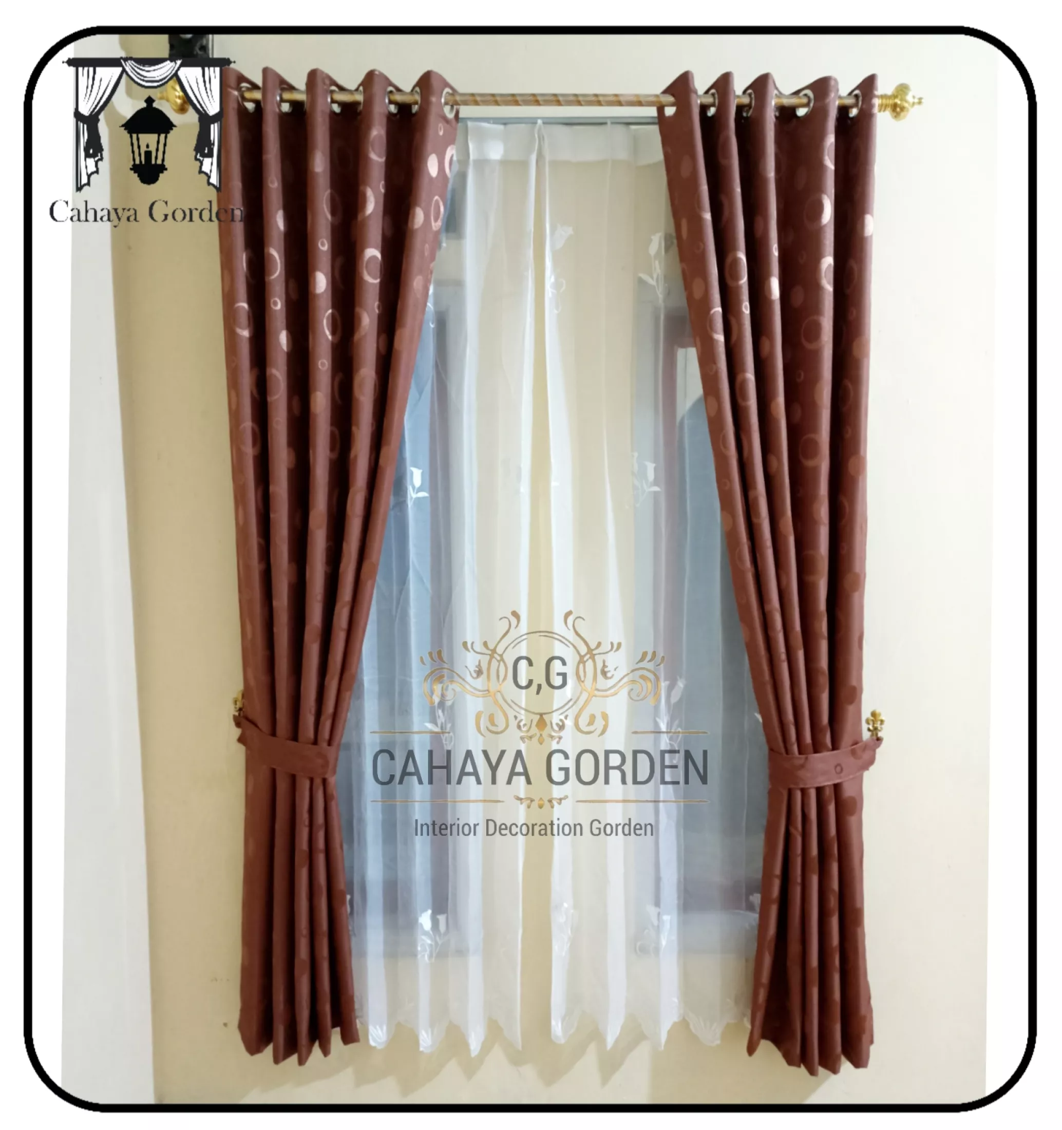 Detail Gorden Jendela Warna Coklat Nomer 32