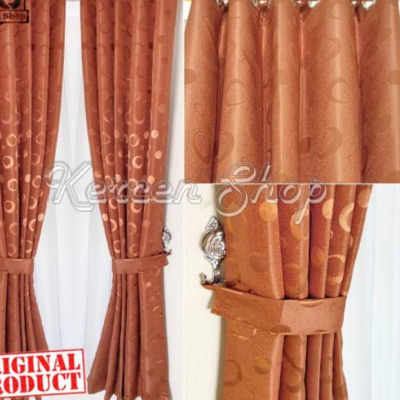 Detail Gorden Jendela Warna Coklat Nomer 39