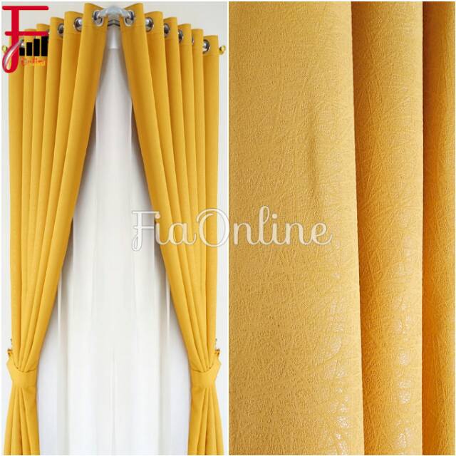 Detail Gorden Jendela Warna Kuning Nomer 17