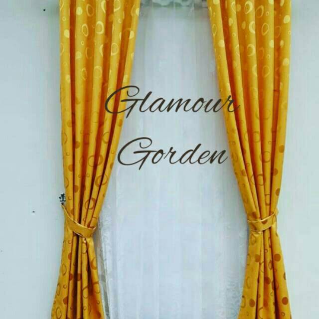 Detail Gorden Jendela Warna Kuning Nomer 18