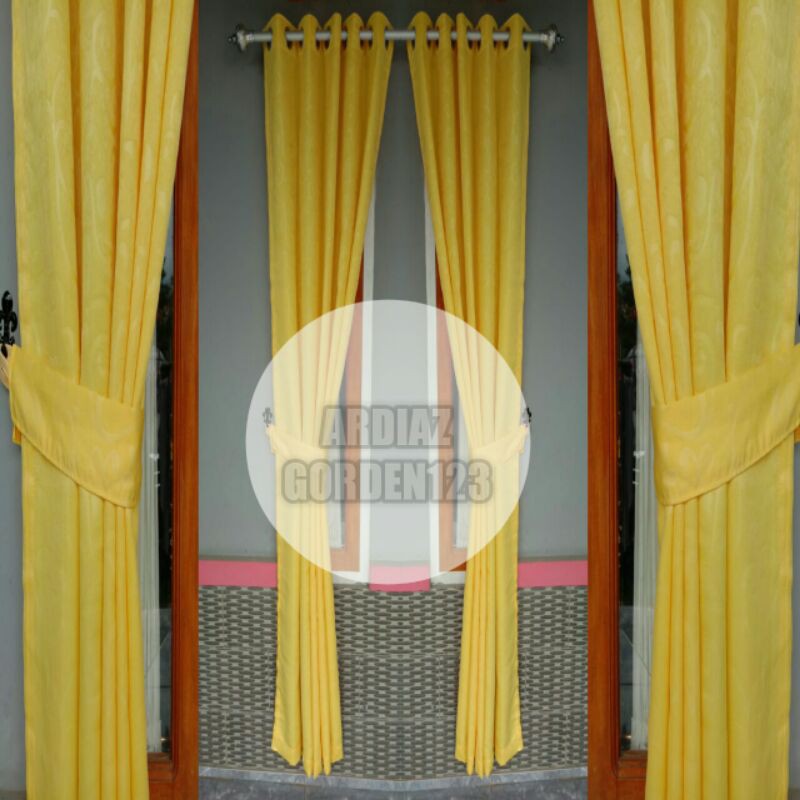 Detail Gorden Jendela Warna Kuning Nomer 24