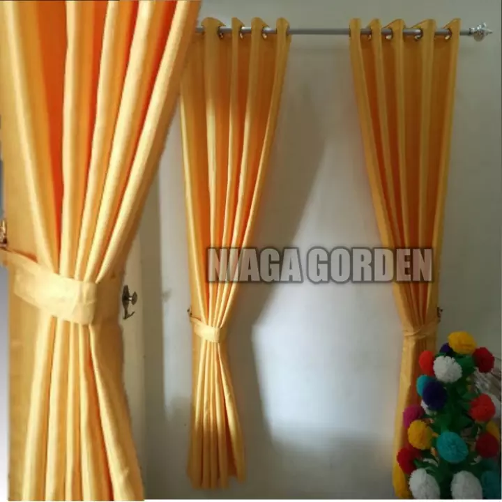 Detail Gorden Jendela Warna Kuning Nomer 40