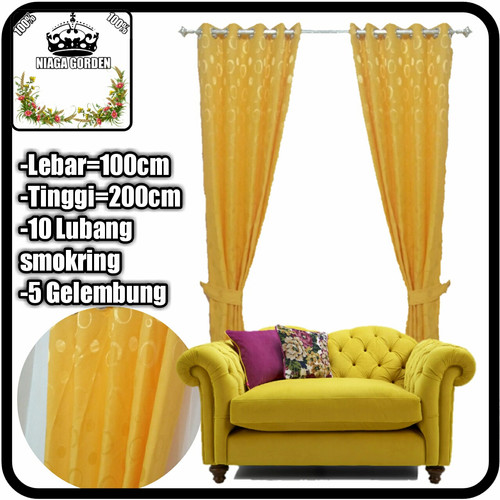 Detail Gorden Jendela Warna Kuning Nomer 44