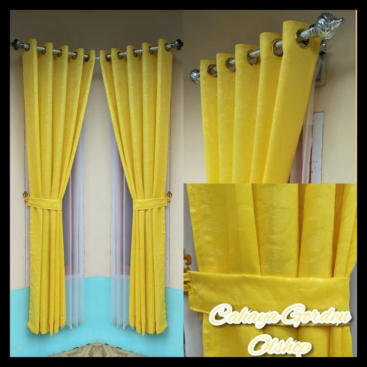 Detail Gorden Jendela Warna Kuning Nomer 6