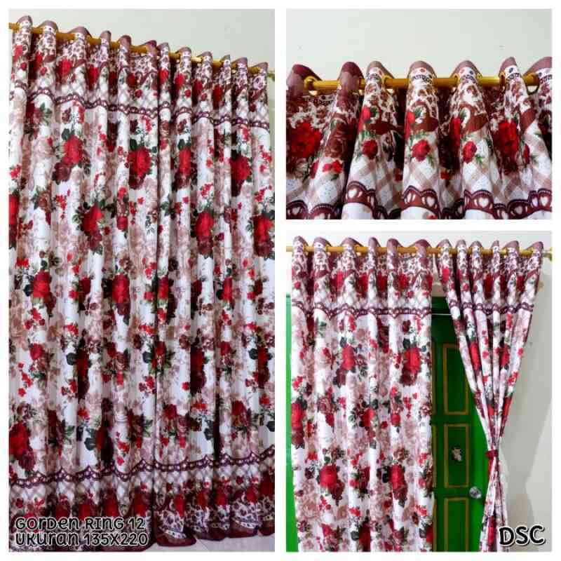 Gorden Motif Bunga Mawar - KibrisPDR