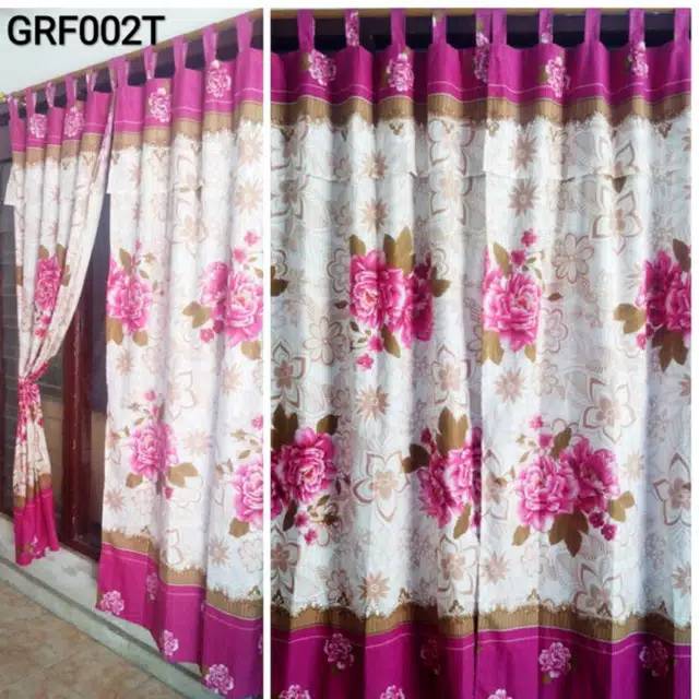 Detail Gorden Motif Bunga Mawar Nomer 13