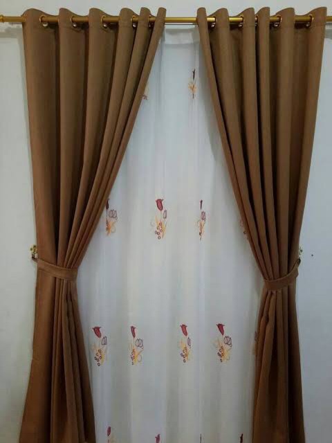 Detail Gorden Polos Warna Coklat Nomer 18