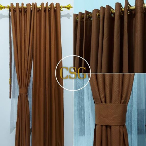 Detail Gorden Polos Warna Coklat Nomer 24