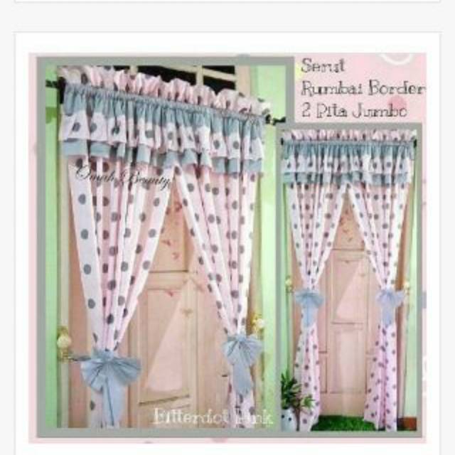 Detail Gorden Shabby Chic Murah Nomer 17