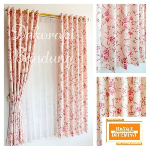 Detail Gorden Shabby Chic Murah Nomer 4