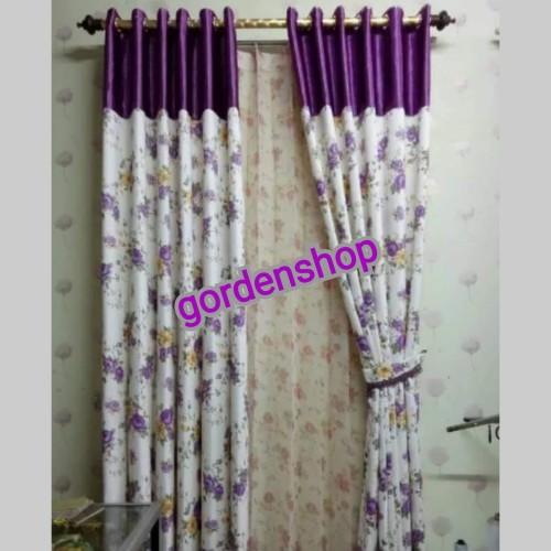 Detail Gorden Shabby Ungu Nomer 16