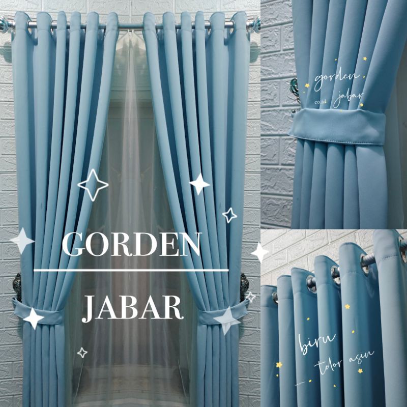 Detail Gorden Warna Biru Nomer 2