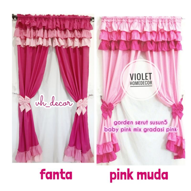 Detail Gorden Warna Pink Nomer 5