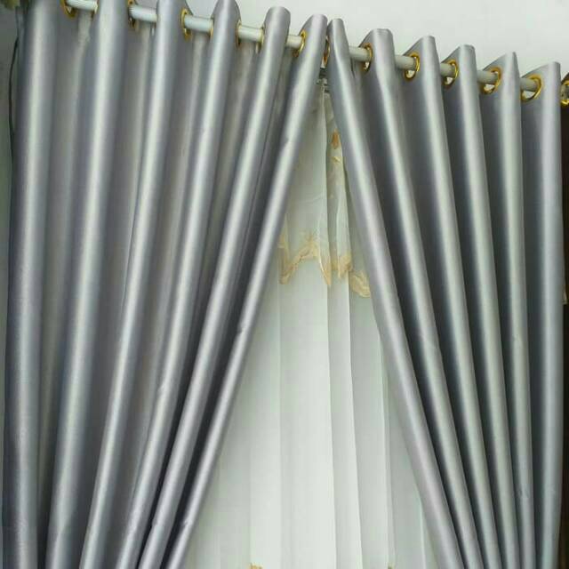 Detail Gorden Warna Silver Nomer 6