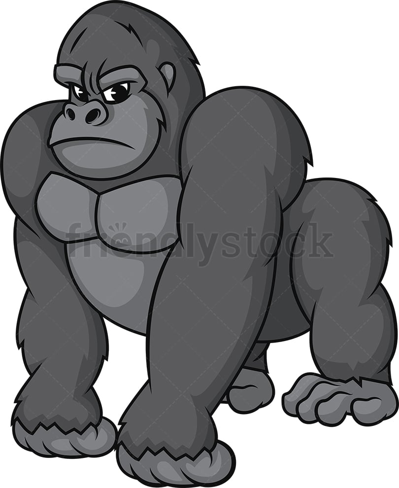 Detail Gorilla Clipart Nomer 11