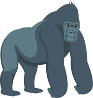 Detail Gorilla Clipart Nomer 20