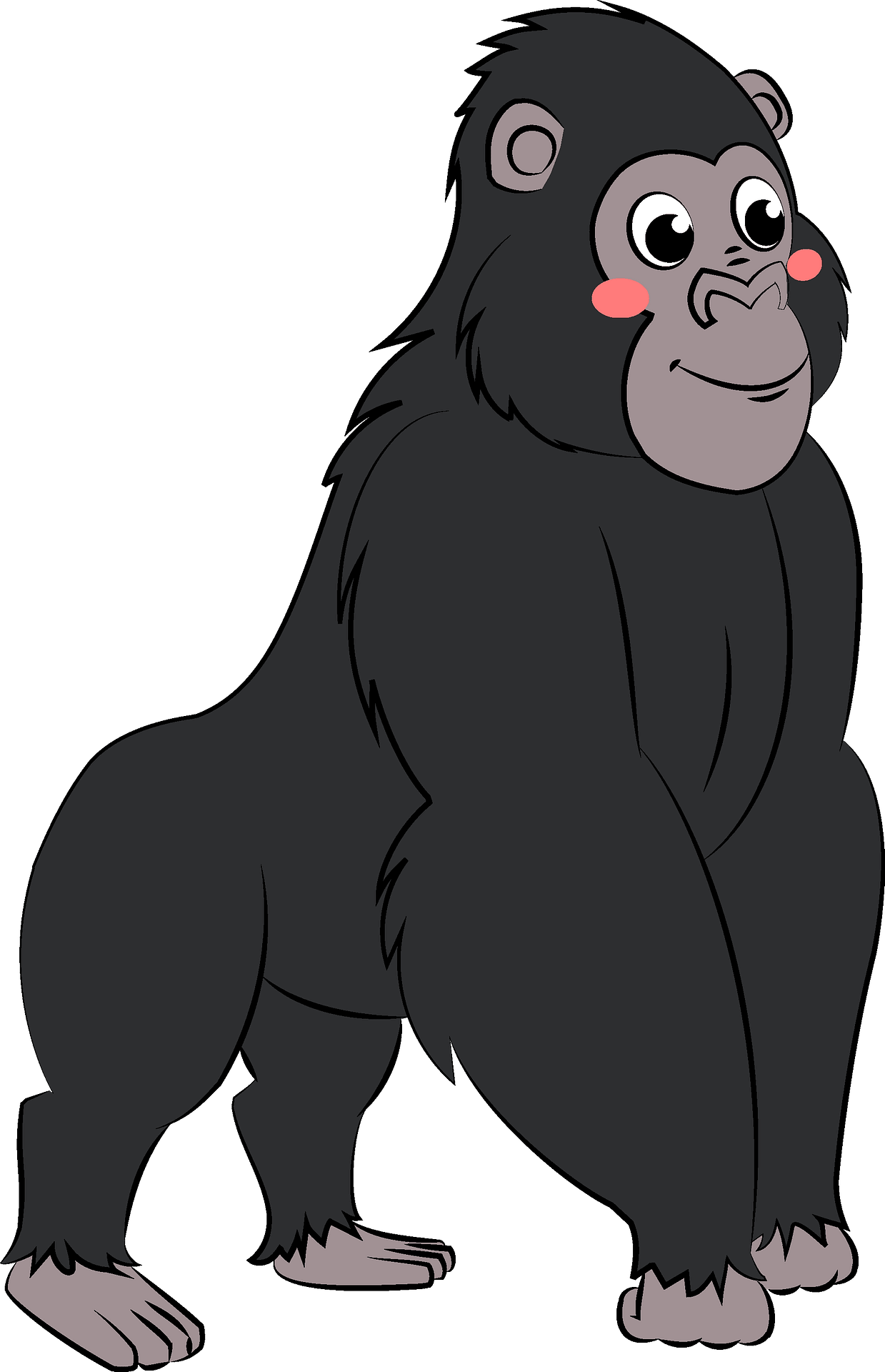 Detail Gorilla Clipart Nomer 4