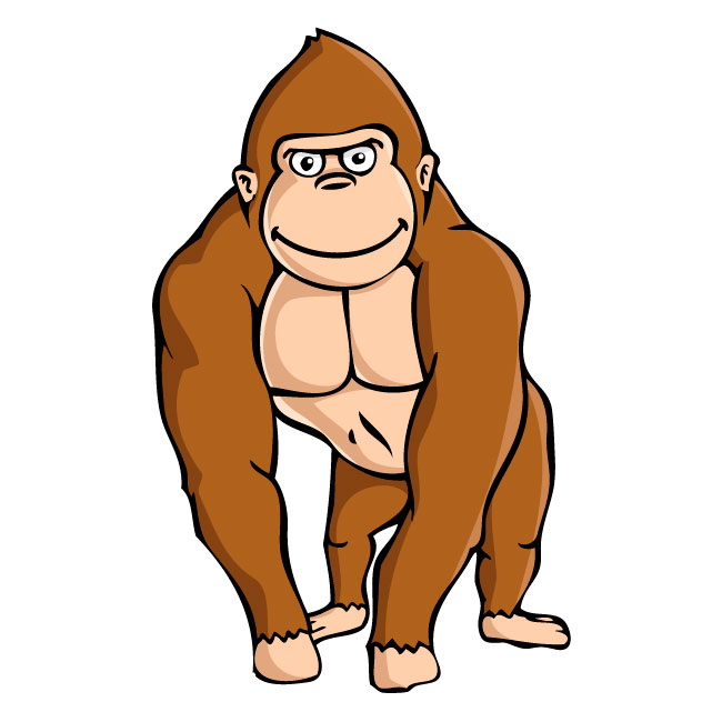 Detail Gorilla Clipart Nomer 51