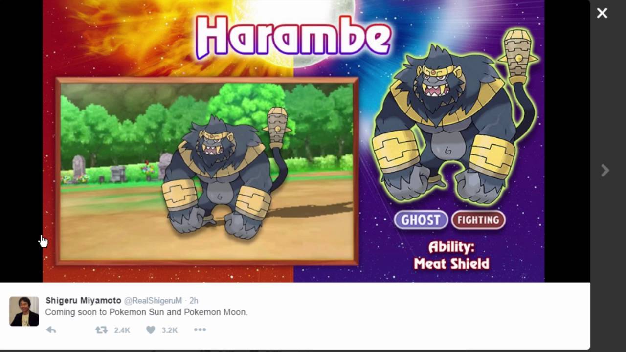 Detail Gorilla Pokemon Sun And Moon Nomer 3