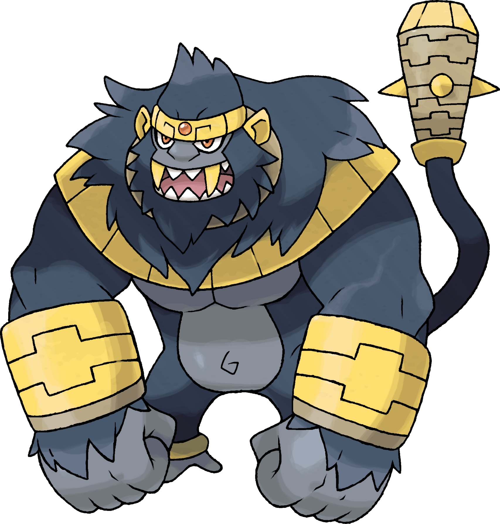 Detail Gorilla Pokemon Sun And Moon Nomer 5