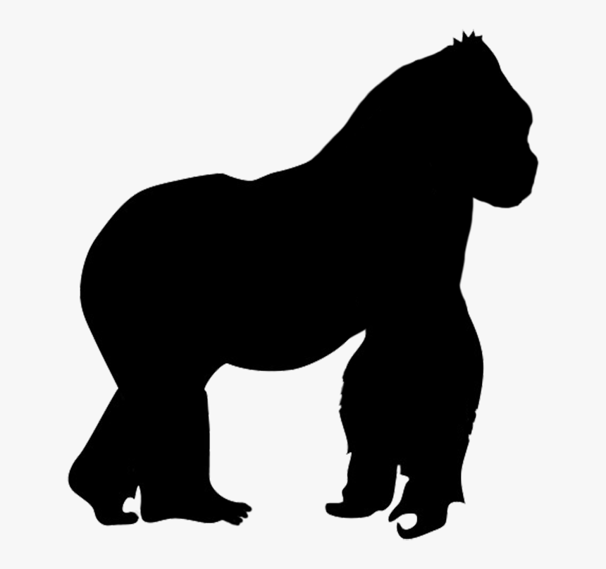 Gorilla Silhouette Png - KibrisPDR
