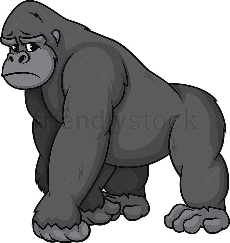 Detail Gorilla Vector Png Nomer 25