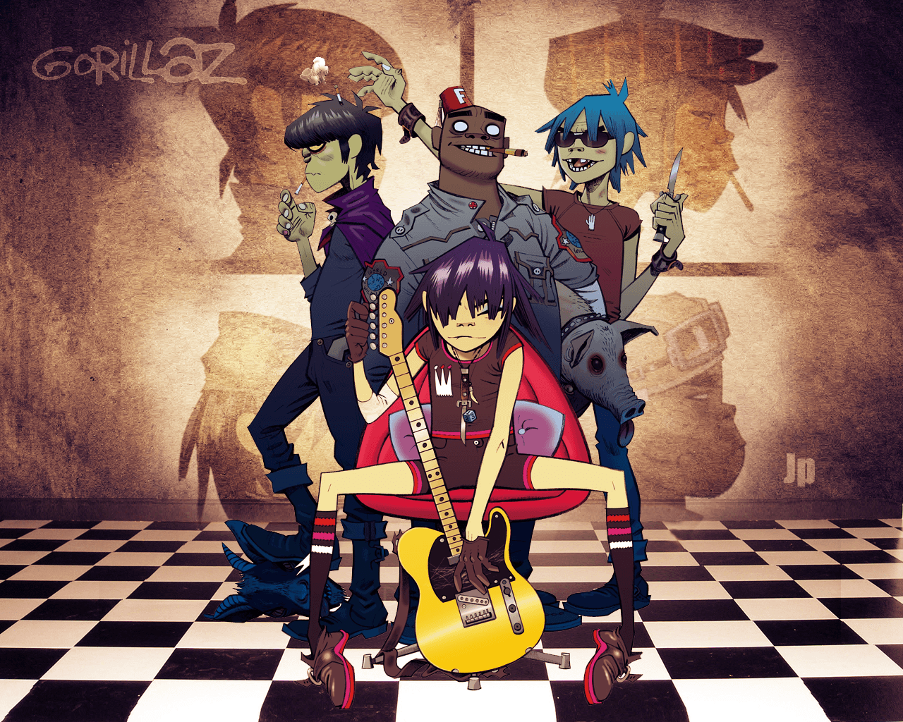 Gorillaz 3d Wallpaper - KibrisPDR