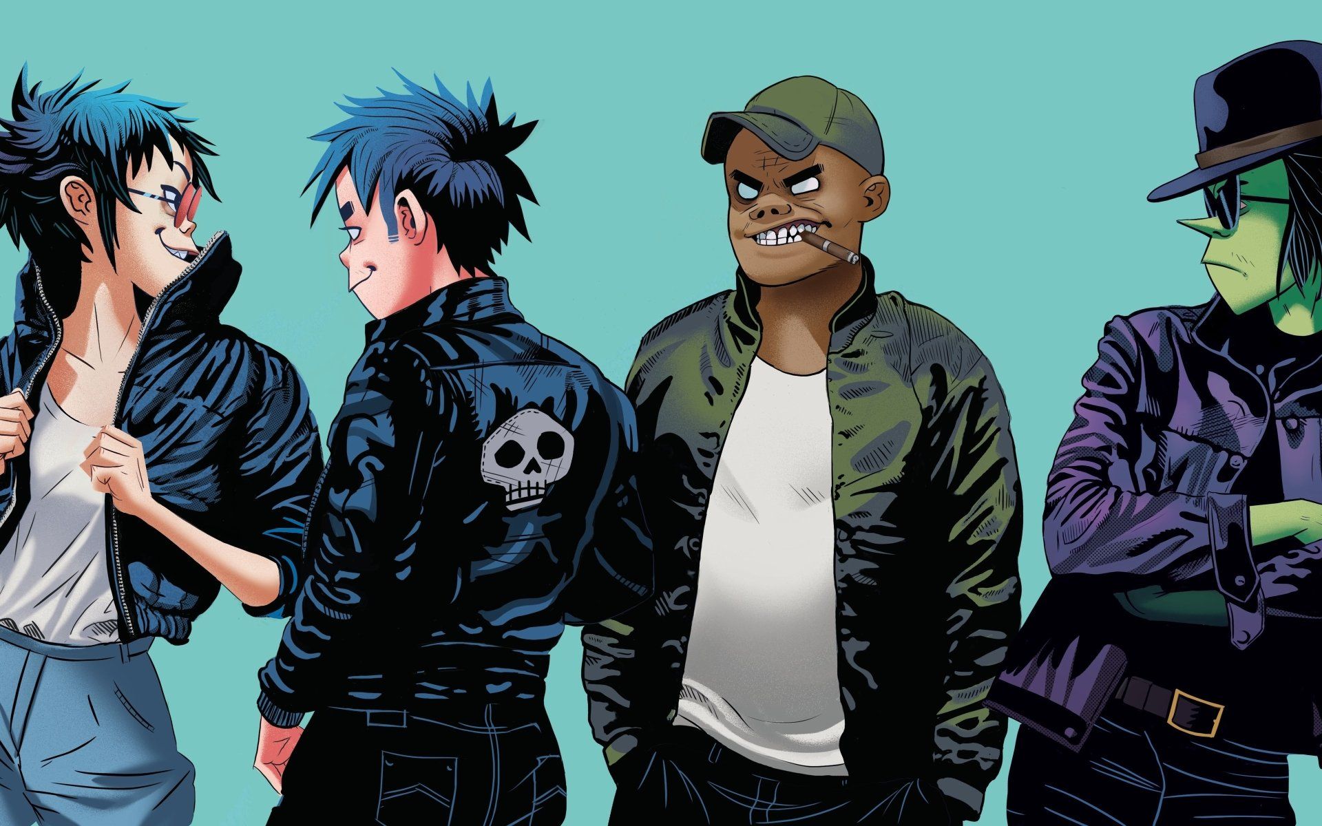 Detail Gorillaz 3d Wallpaper Nomer 16