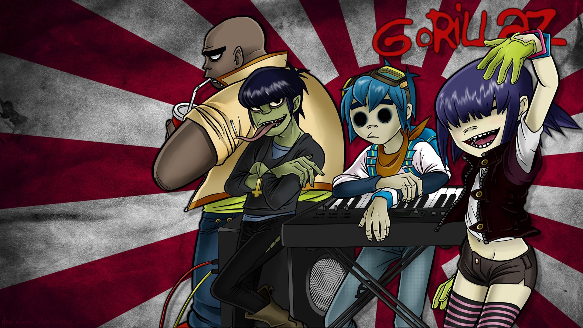 Detail Gorillaz 3d Wallpaper Nomer 9