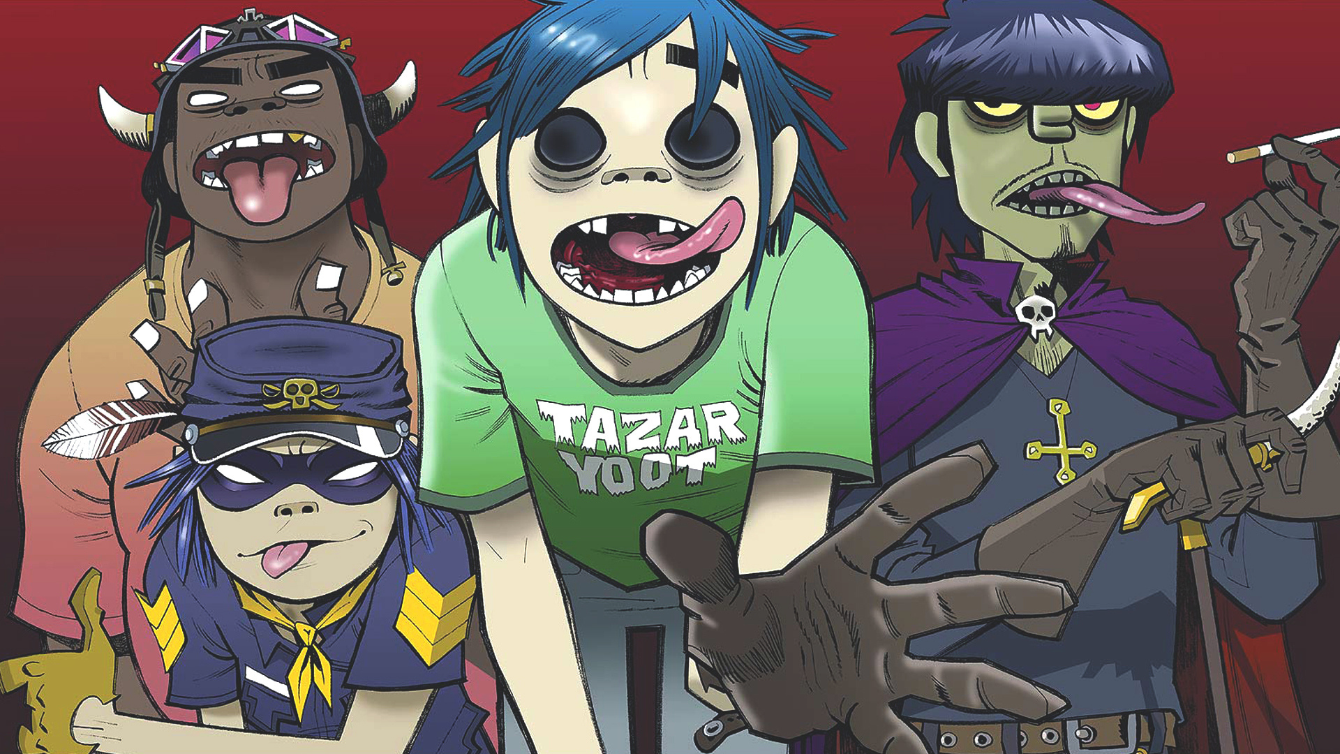 Detail Gorillaz Wallpaper Nomer 36