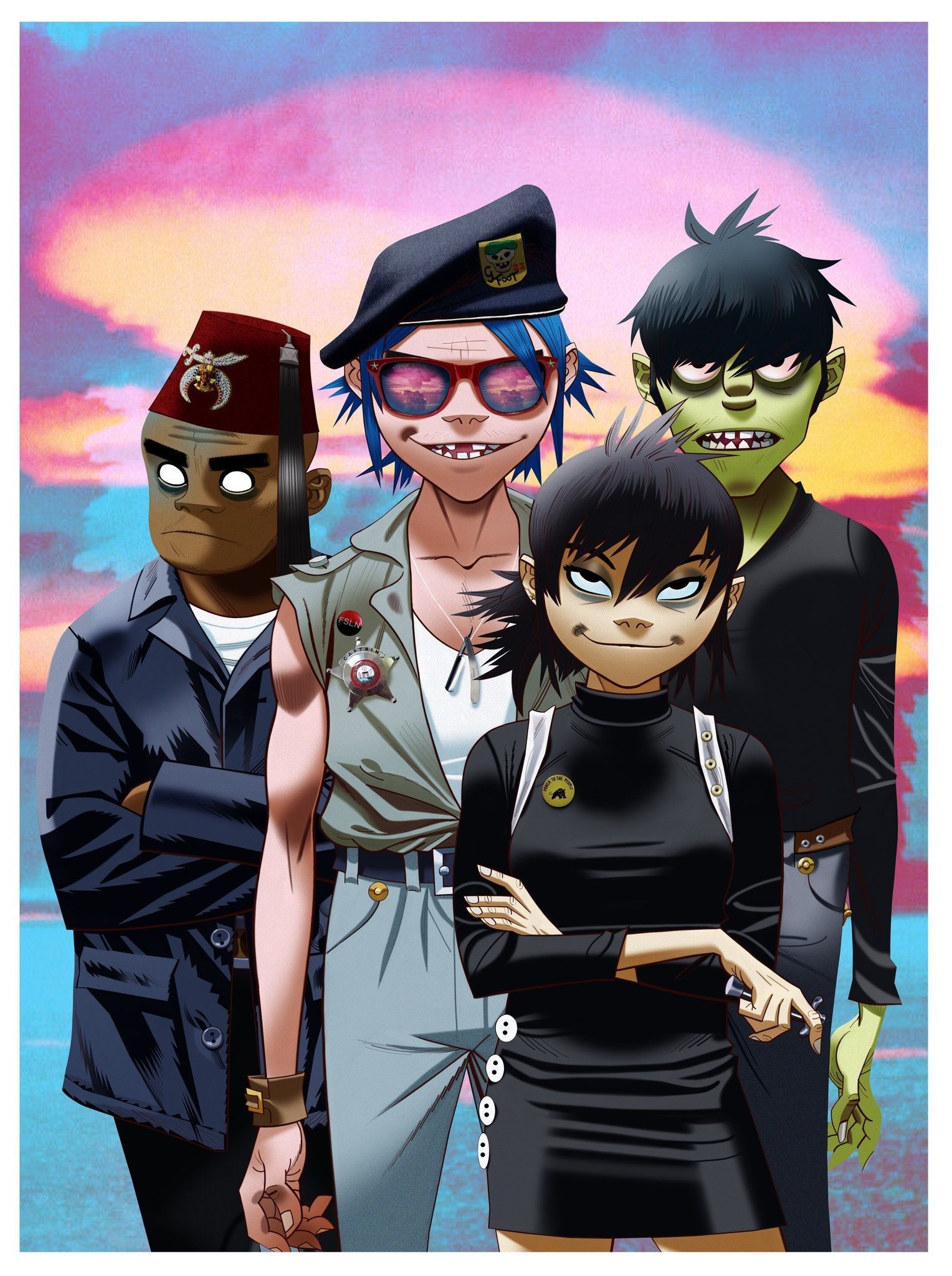 Detail Gorillaz Wallpaper Nomer 57