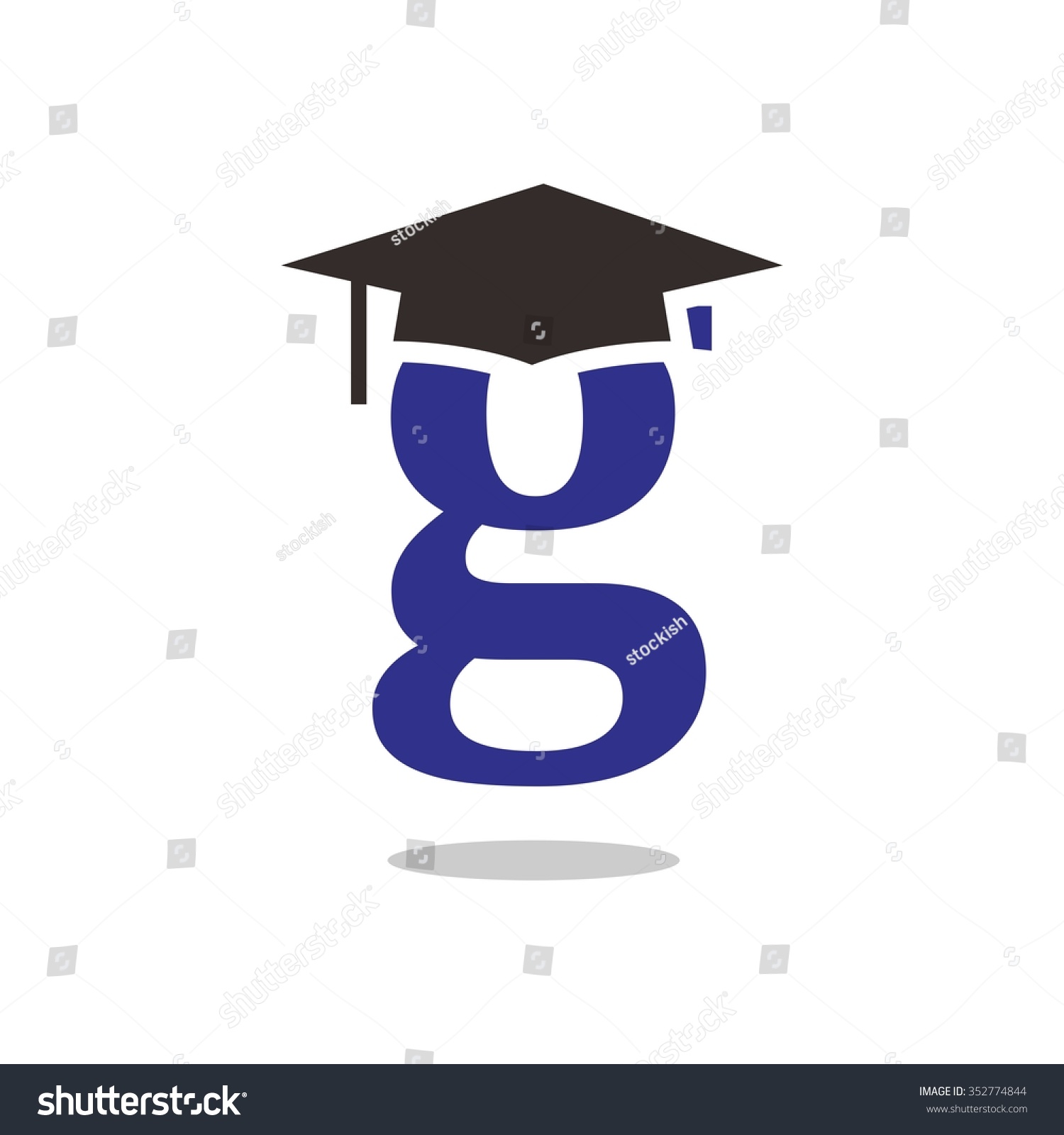 Detail Graduation Hat Logo Nomer 49