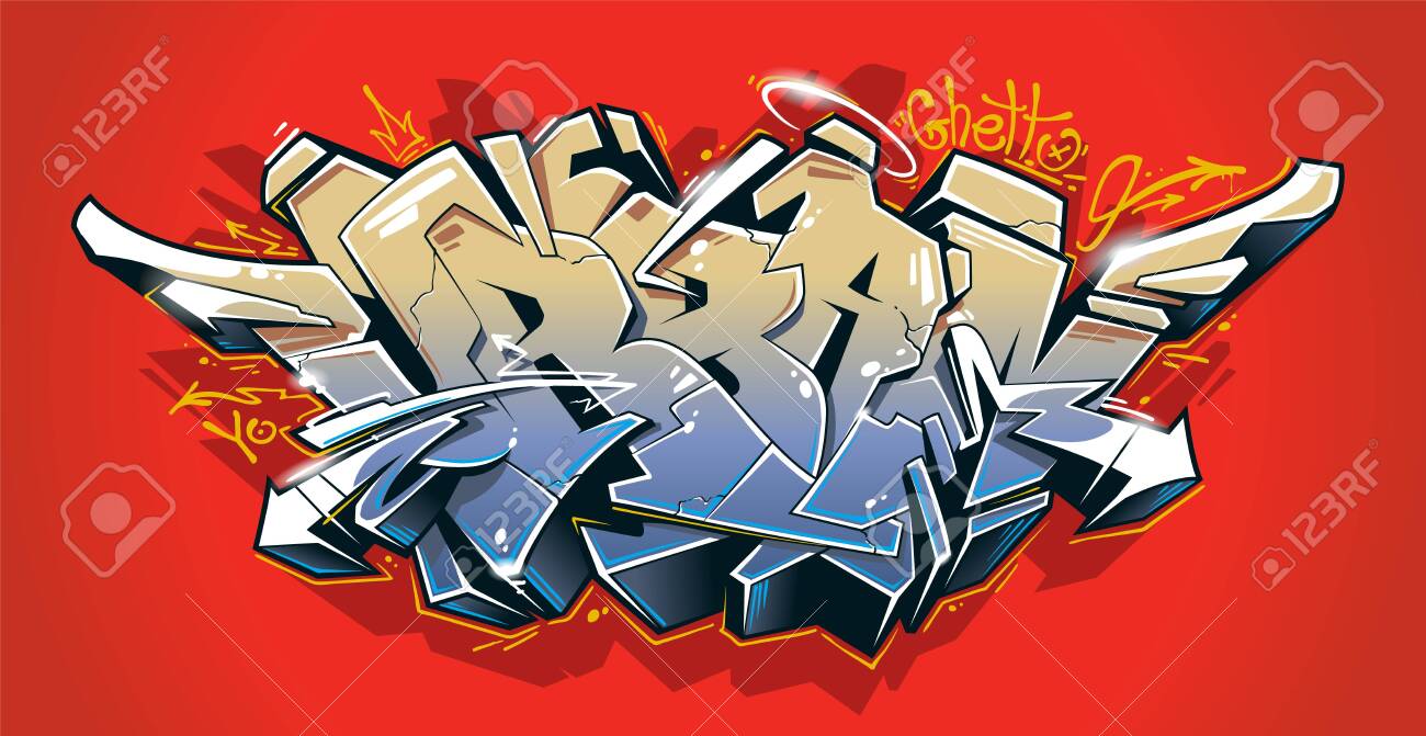Detail Graffiti 3d Keren Nomer 16