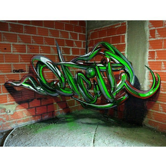 Detail Graffiti 3d Keren Nomer 55