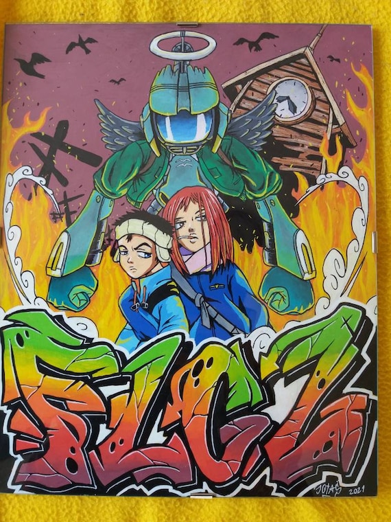 Detail Graffiti Anime Nomer 55