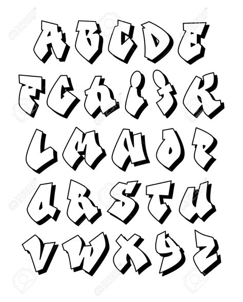 Detail Grafiti Abjad Latin Nomer 43