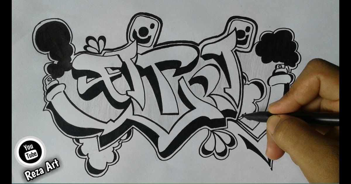 Detail Grafiti Anak Racing Nomer 7